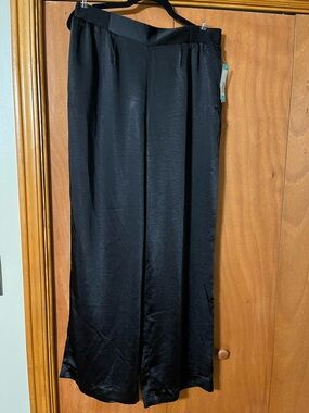 NWT Sanctuary Back Satin Wide-Leg Pants XL